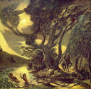 Siegfried and the Rhine Maidens by Albert Pinkham Ryder — hand-painted botanical oil painting reproduction on canvas
