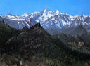 Sierra Nevada by Albert Bierstadt — seascapes oil painting wall art, Luminism