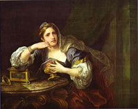Sigismonda by William Hogarth — hand-painted portrait oil painting reproduction on canvas
