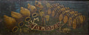 Signboard "Tsarapi" by Niko Pirosmani, textures oil painting wall art, Naïve Art Primitivism