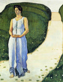 Silence of the Evening by Ferdinand Hodler — hand-painted portrait oil painting reproduction on canvas