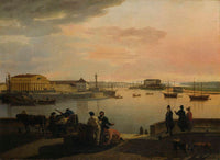 View of St.Petersburg by Sylvester Shchedrin — hand-painted landscape oil painting reproduction on canvas