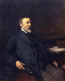Sir Andrew Clark by Frank Holl — male oil painting wall art, Realism