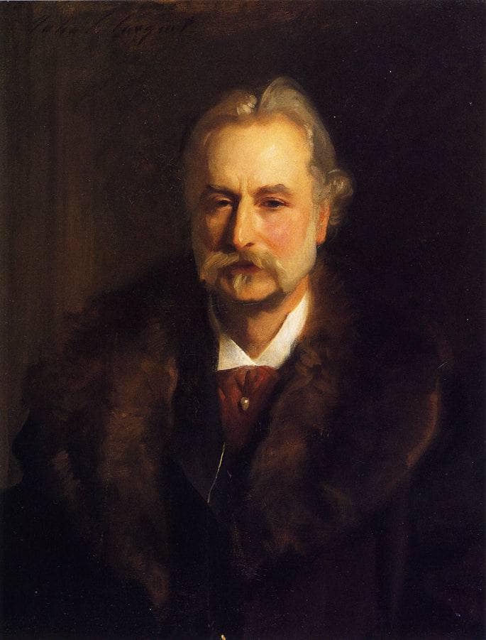 Sir George Lewis by John Singer Sargent — hand-painted portrait oil painting reproduction on canvas
