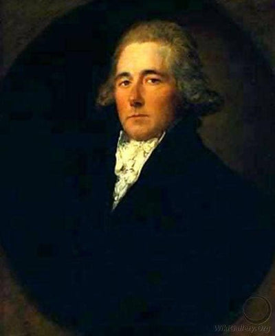Sir Henry Bate Dudley in entryway