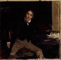 Sir Henry Irving by Jules Bastien-Lepage — hand-painted portrait oil painting reproduction on canvas