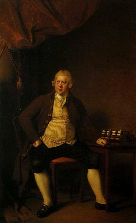 Sir Richard Arkwright by Joseph Wright — hand-painted portrait oil painting reproduction on canvas