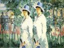 Sisters by Kazimir Malevich — group oil painting wall art, Impressionism