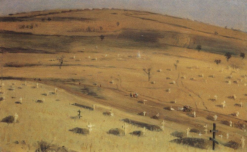 Site of the Battle Fought on July 18, 1877 in front of the Krishin Redoubt near Plevna on gallery wrap