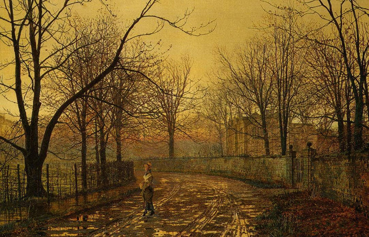 Sixty Years Ago by John Atkinson Grimshaw — hand-painted botanical oil painting reproduction on canvas