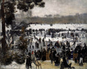 Skaters in the Bois de Boulogne by Pierre-Auguste Renoir — hand-painted landscape oil painting reproduction on canvas