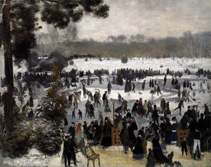 Skaters in the Bois de Boulogne - Pierre-Auguste Renoir