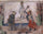 Skeletons Fighting over a Hanged Man in entryway