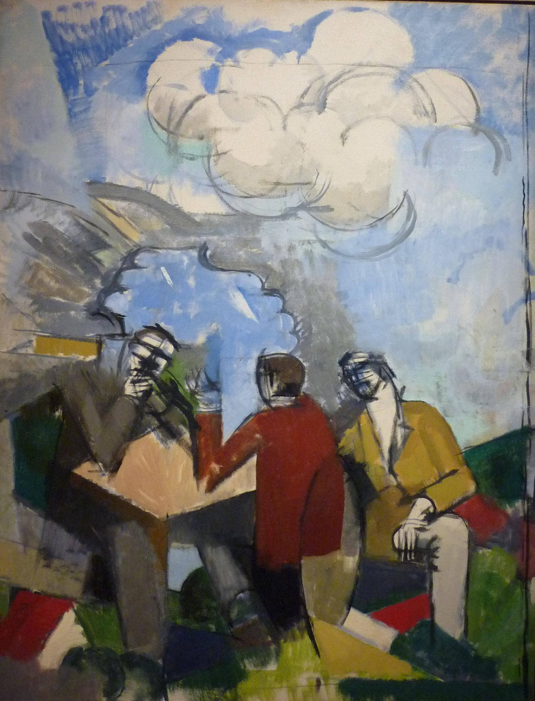 sketch for The Conquest of the Air by Roger de La Fresnaye — hand-painted abstract oil painting reproduction on canvas
