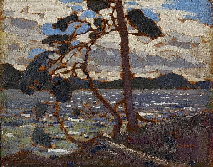 Sketch for The West Wind by Tom Thomson — hand-painted botanical oil painting reproduction on canvas