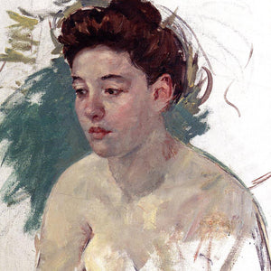 Sketch of Antoinette (no.1) by Mary Cassatt — Oil Painting Reproduction