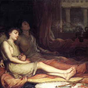 Sleep and His Half Brother Death by John William Waterhouse — Oil Painting Reproduction