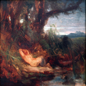 Sleeping Faun in the Reeds - Carl Blechen