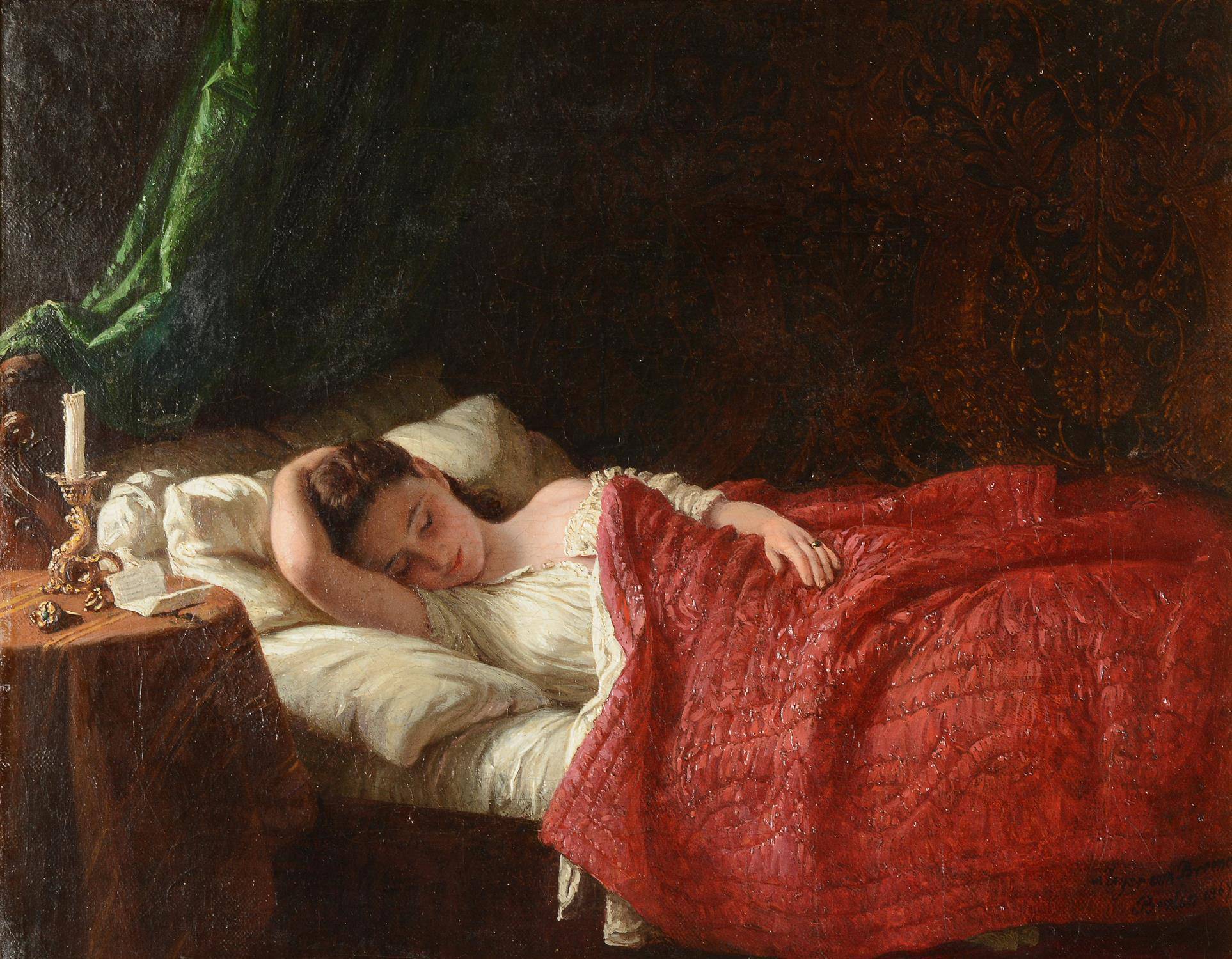 Sleeping girl - Meyer von Bremen