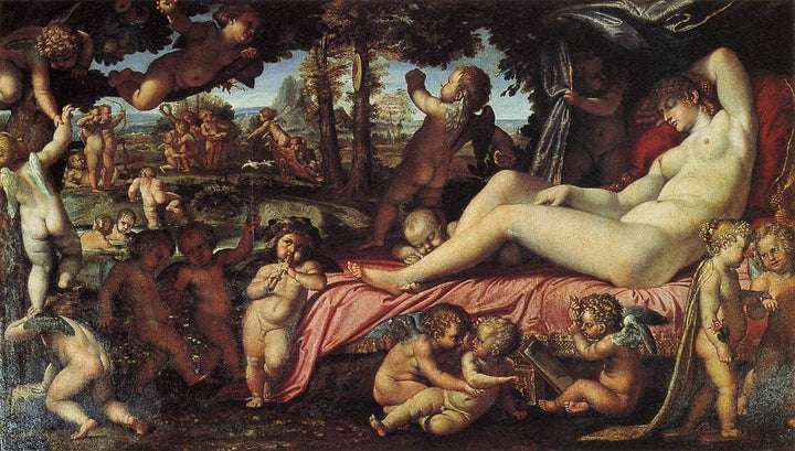 Sleeping Venus by Annibale Carracci — hand-painted cultural oil painting reproduction on canvas