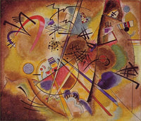 Small dream in red by Wassily Kandinsky — hand-painted abstract oil painting reproduction on canvas