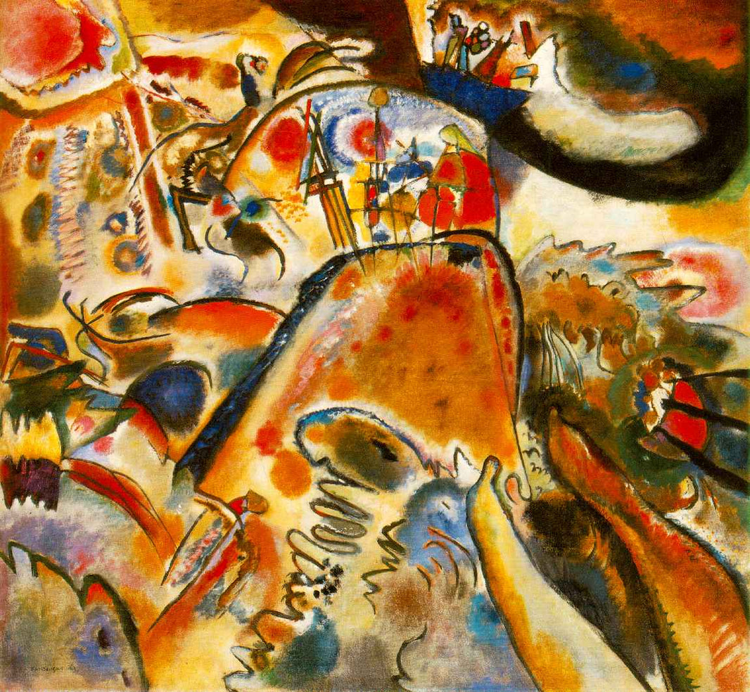 Small Pleasures by Wassily Kandinsky — hand-painted abstract oil painting reproduction on canvas