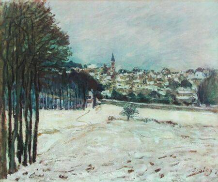 Snow at Marly le Roi - Alfred Sisley