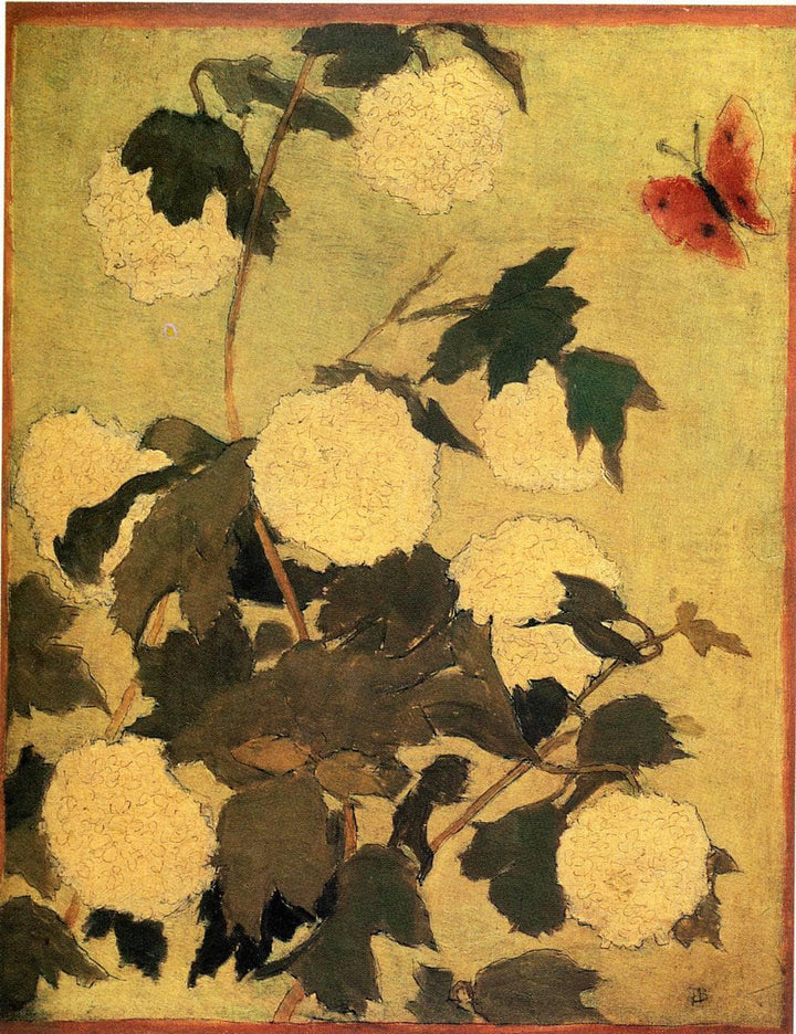 Snowballs by Pierre Bonnard — hand-painted botanical oil painting reproduction on canvas