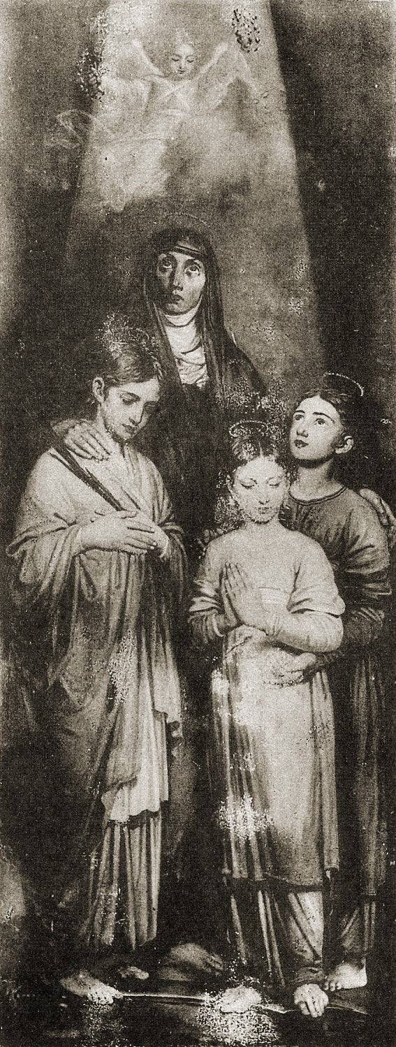 Sofia, Vera, Nadezda i Lubov by Vladimir Borovikovsky, hand-painted portrait oil painting reproduction on canvas