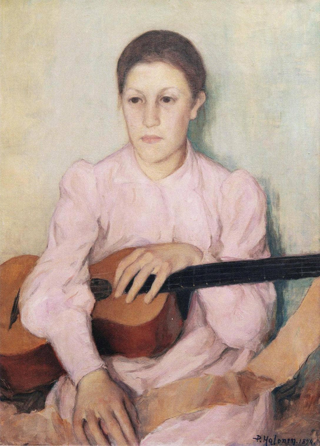 Soittotunnin Jälkeen by Pekka Halonen — hand-painted portrait oil painting reproduction on canvas