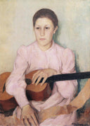 Soittotunnin Jälkeen by Pekka Halonen — hand-painted portrait oil painting reproduction on canvas