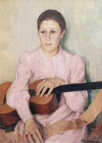 Soittotunnin Jälkeen by Pekka Halonen — hand-painted portrait oil painting reproduction on canvas