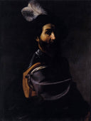 Soldier by Nicolas Tournier — hand-painted portrait oil painting reproduction on canvas