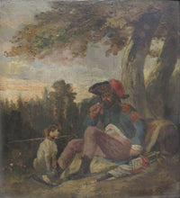 Soldier of the Republic at Rest with his dog