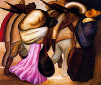 Soldiers by Jose Clemente Orozco — hand-painted abstract oil painting reproduction on canvas