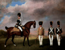 Soldiers of the 10th Dragoon Regiment by George Stubbs — hand-painted animal oil painting reproduction on canvas