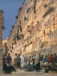 Solomon's Wall by Vasily Vereshchagin — hand-painted architectural oil painting reproduction on canvas