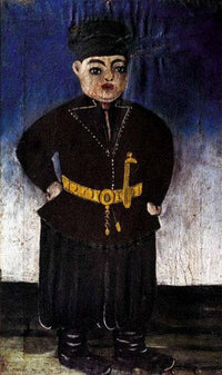 Son of a rich Kinto by Niko Pirosmani — hand-painted portrait oil painting reproduction on canvas