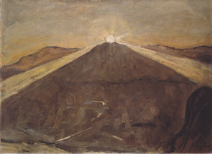 Sonnenuntergang Auf Der Mendel - Albin Egger-Lienz