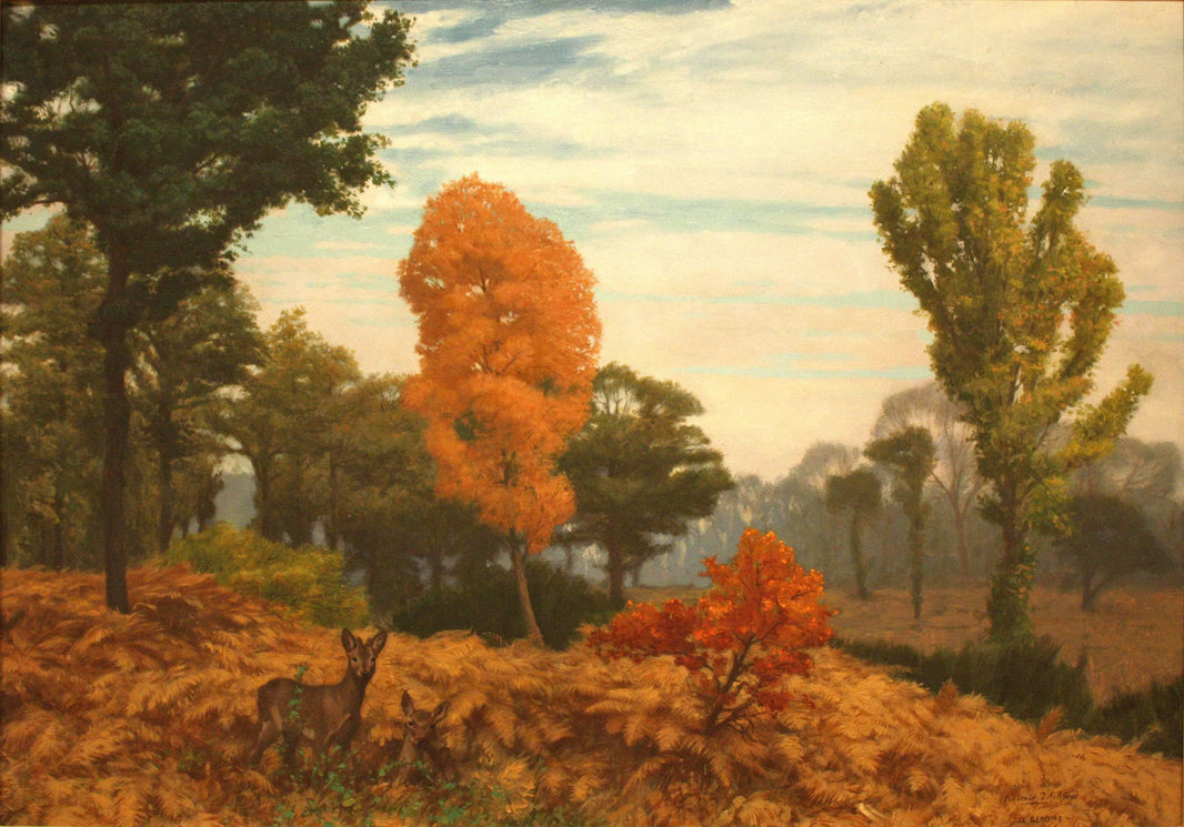 Souvenir of Achéres by Jean-Leon Gerome — hand-painted botanical oil painting reproduction on canvas