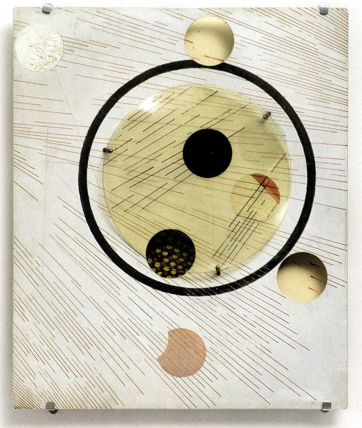 Space Modulator Experiment, Aluminum 5 by Laszlo Moholy-Nagy — hand-painted abstract oil painting reproduction on canvas