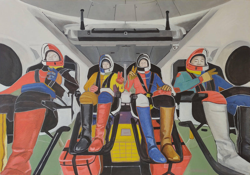 Space Xploration on gallery wrap