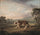 Spanish Pointer in dining room