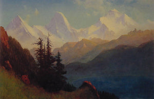 Splendour of the Grand Tetons - Albert Bierstadt