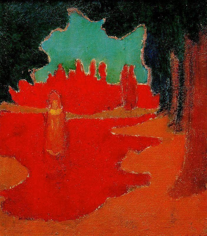 Spots of Sunlight on the Terrace by Maurice Denis — hand-painted abstract oil painting reproduction on canvas