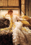 Spring by James Tissot — hand-painted portrait oil painting reproduction on canvas