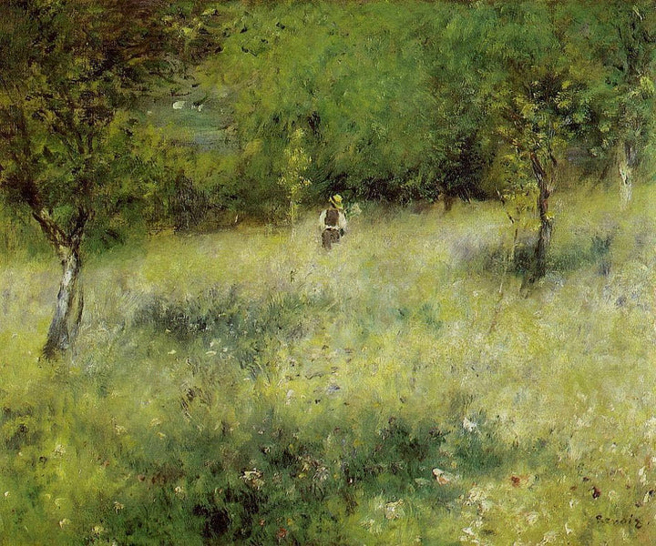 Spring at Catou by Pierre-Auguste Renoir — hand-painted botanical oil painting reproduction on canvas