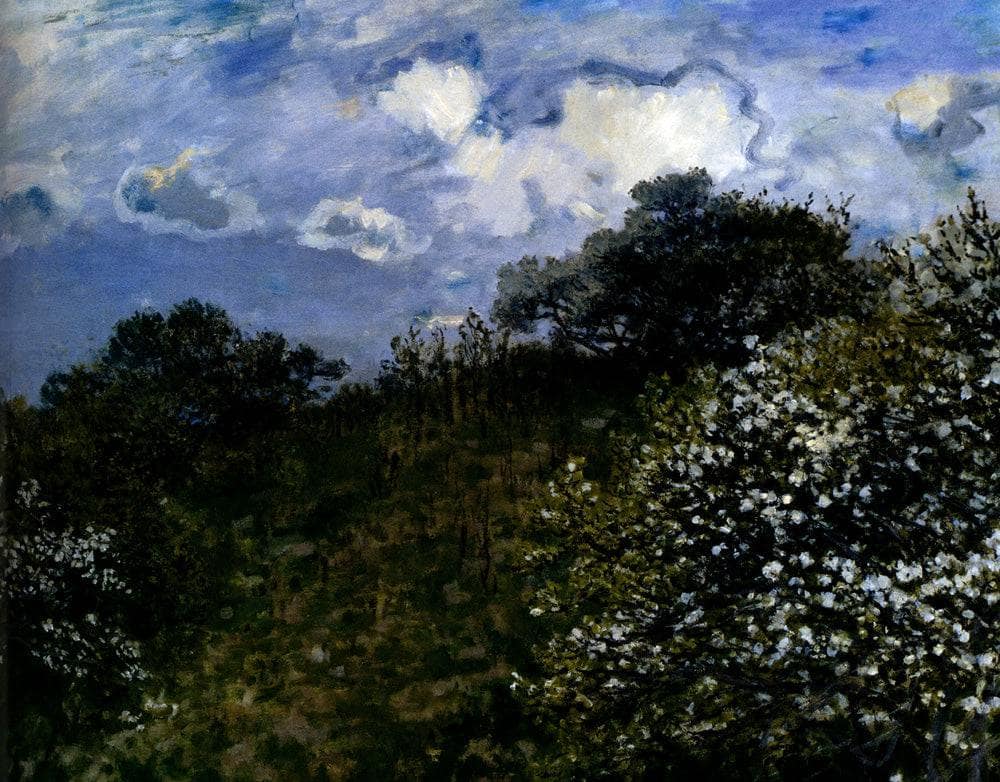 Monet Spring Impression Spring by Claude Monet | Oil Painting Reproduction
