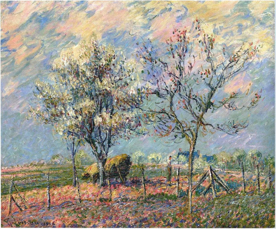 Spring by Gustave Loiseau — hand-painted botanical oil painting reproduction on canvas