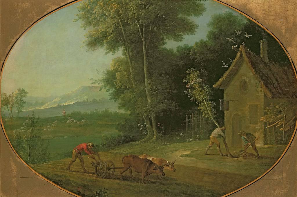 Spring Landscape - Jean-Baptiste Oudry